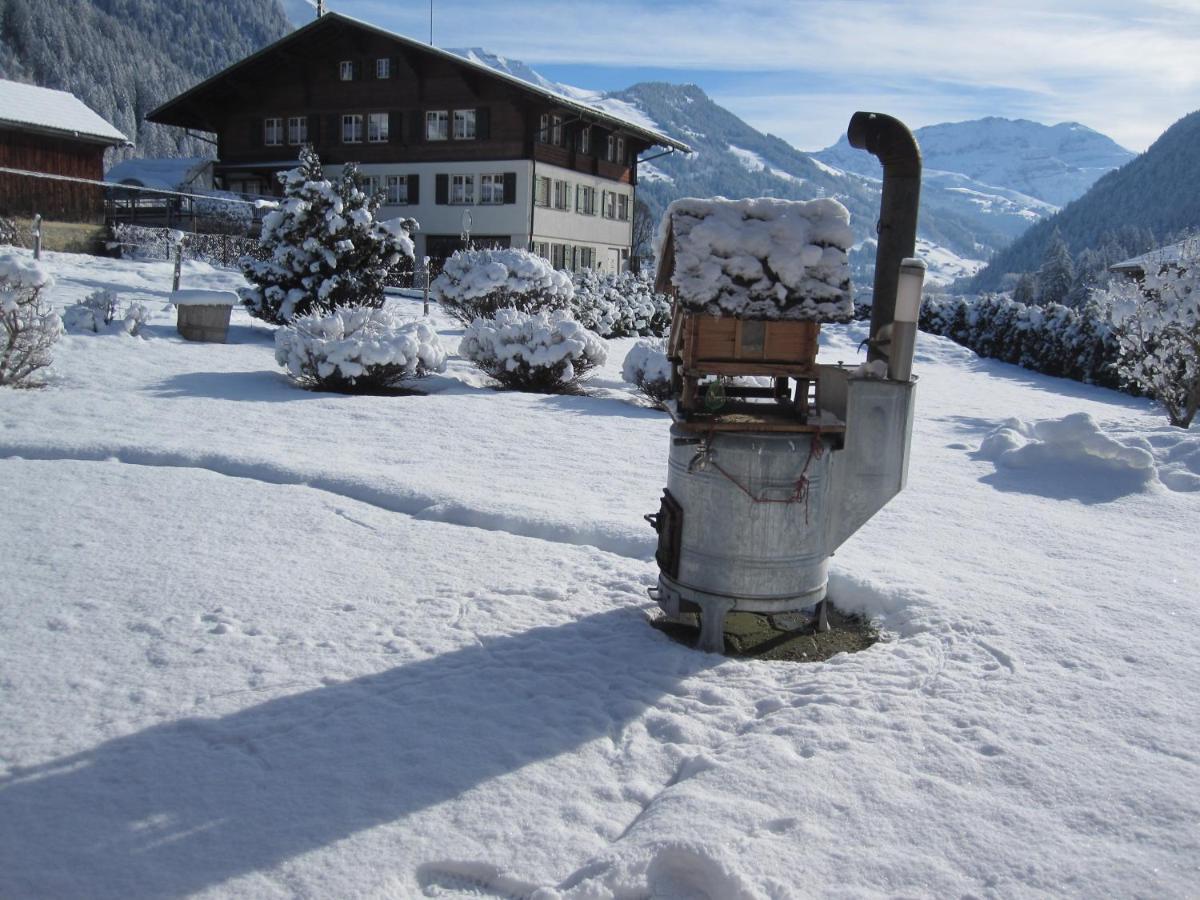 Gästehaus Alpenblick Wildstrubel Sankt Stephan Exteriör bild